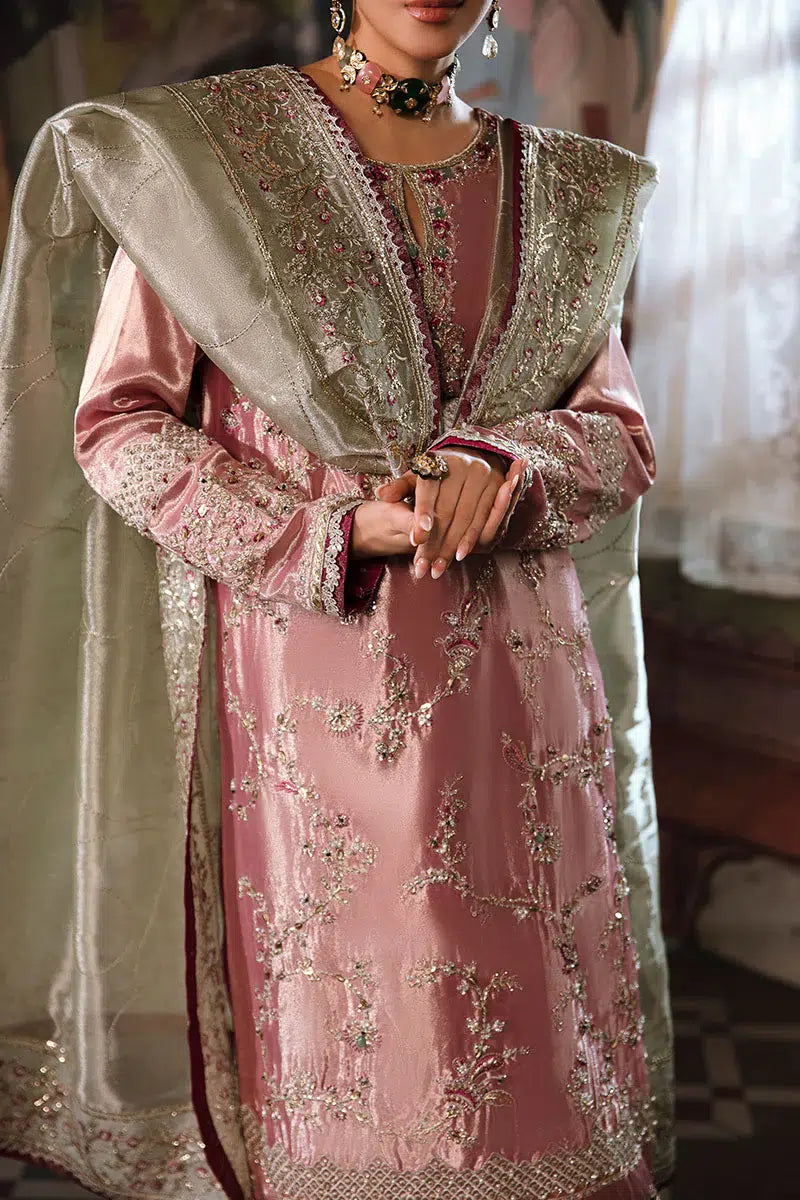 Mushq | Sunehri Anmol Edit | Lamia by Mushq - Designer Dress  - Type : Wedding Dress - Available at Libayah - 100% Original 