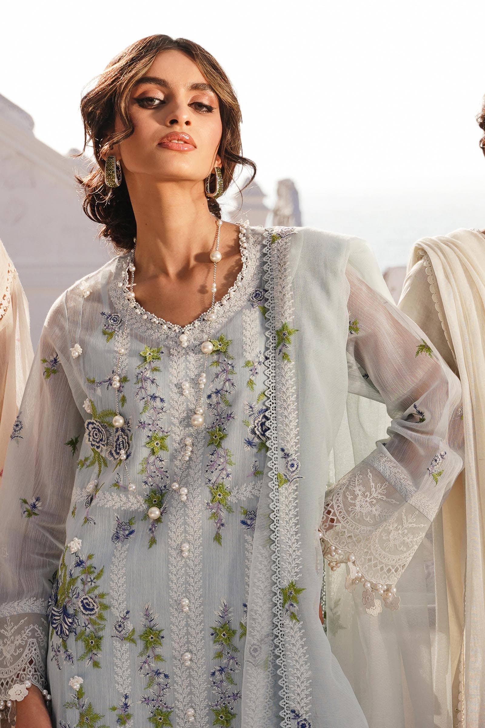 Sana Safinaz | Muzlin Spring 24 | M241-001B-CX by Sana Safinaz - Designer Dress - Type: Ladies Clothes - Available at Libayah - 100% Original