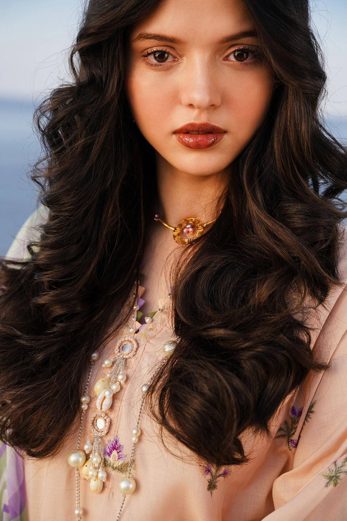 Sana Safinaz | Muzlin Spring 24 | M241-010B-CJ by Sana Safinaz - Designer Dress - Type: Ladies Clothes - Available at Libayah - 100% Original