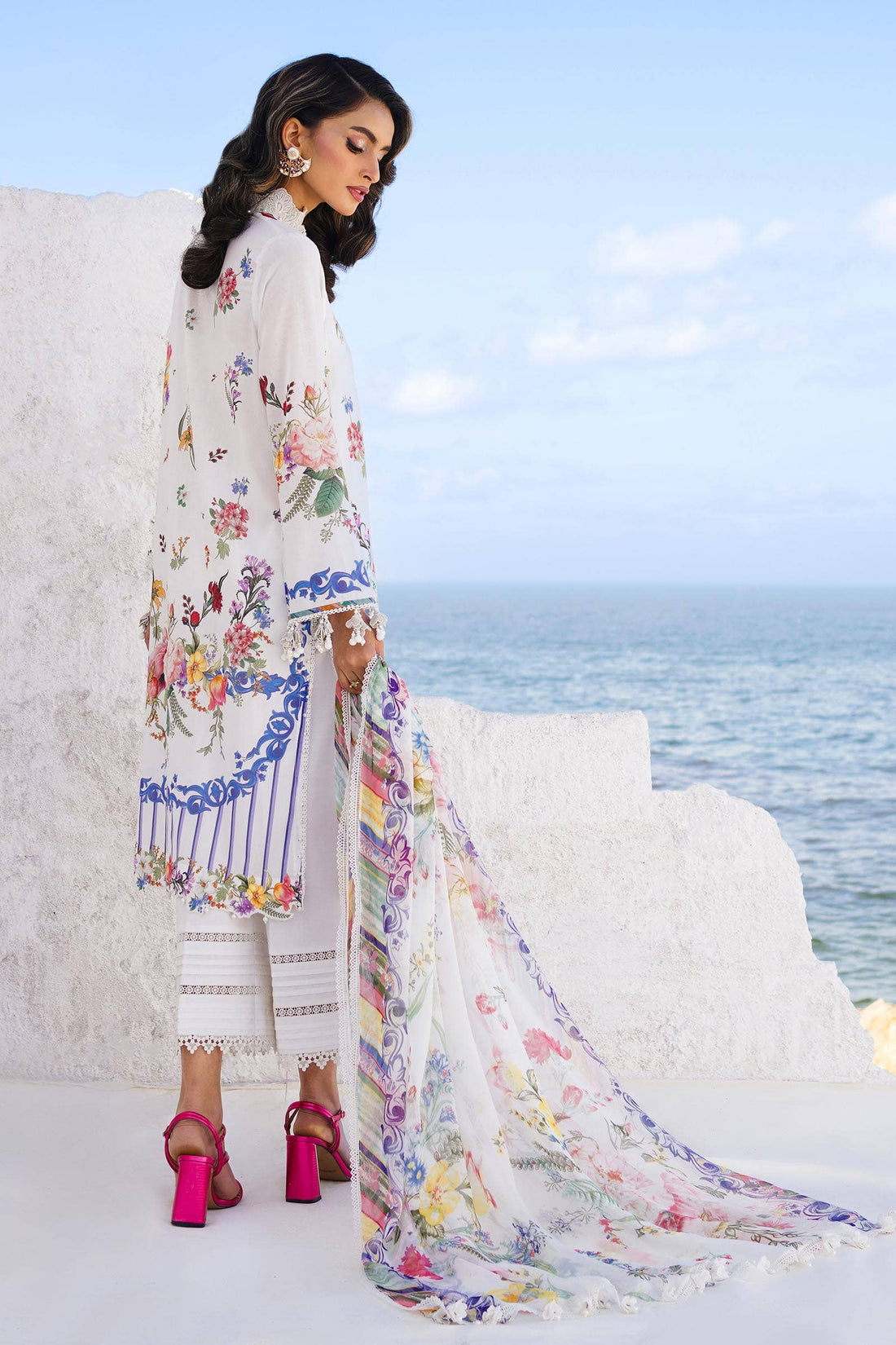 Sana Safinaz | Muzlin Spring 24 | M241-012A-CI by Sana Safinaz - Designer Dress - Type: Ladies Clothes - Available at Libayah - 100% Original