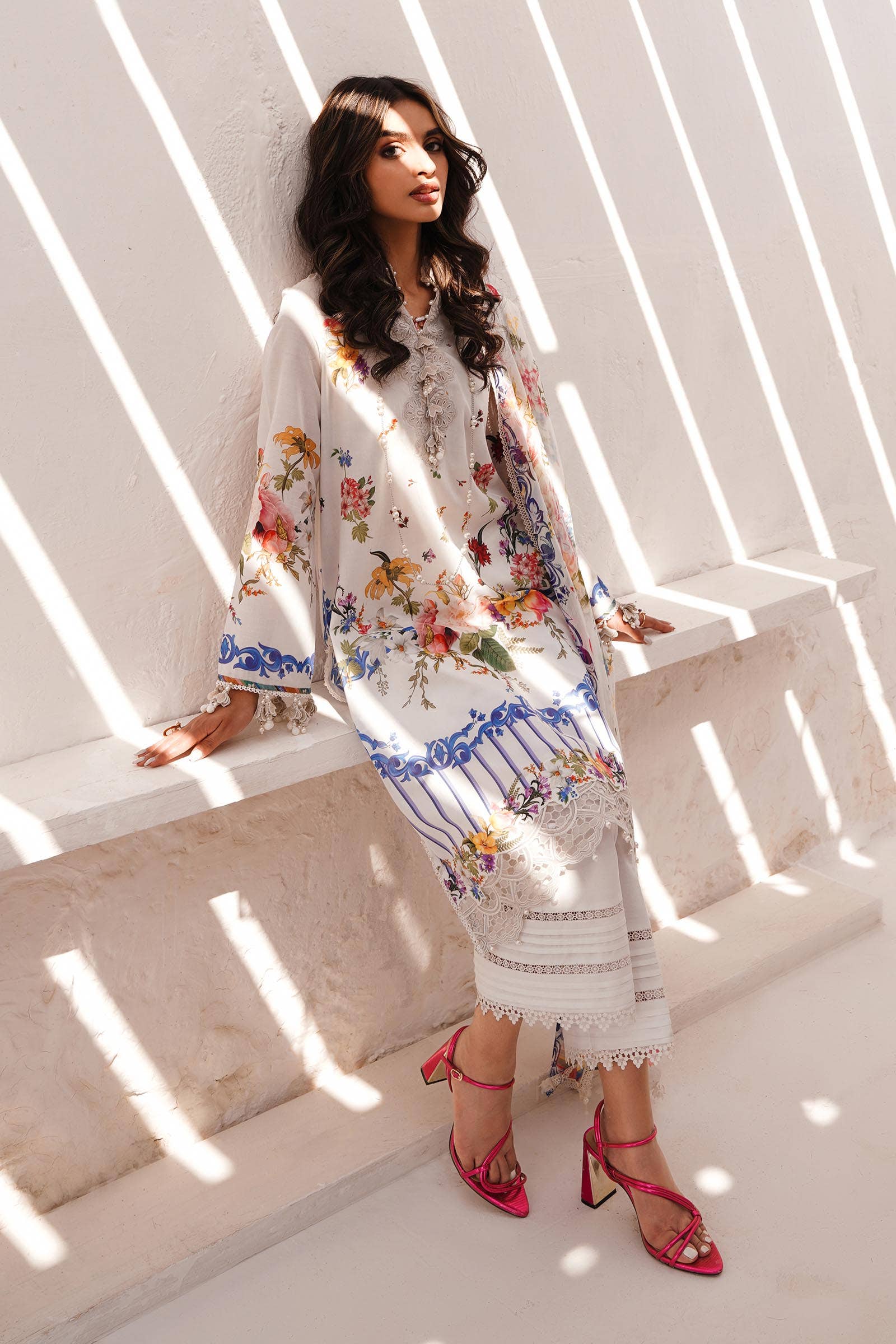 Sana Safinaz | Muzlin Spring 24 | M241-012A-CI by Sana Safinaz - Designer Dress - Type: Ladies Clothes - Available at Libayah - 100% Original