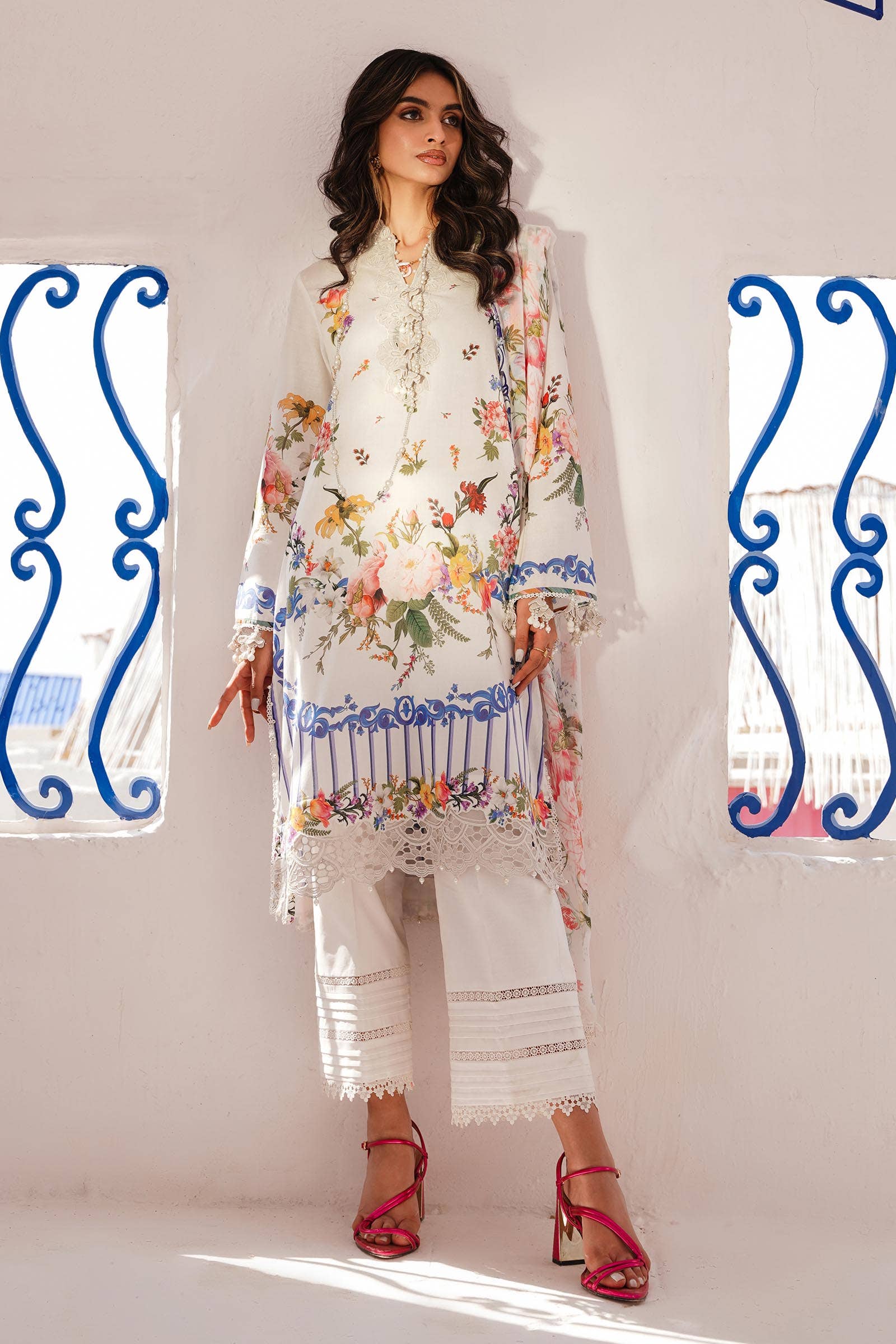 Sana Safinaz | Muzlin Spring 24 | M241-012A-CI by Sana Safinaz - Designer Dress - Type: Ladies Clothes - Available at Libayah - 100% Original