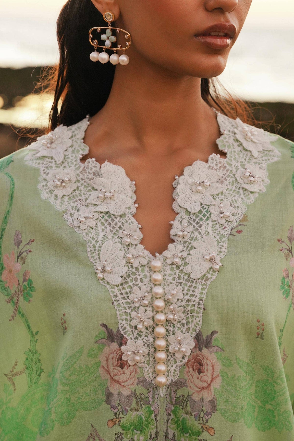 Sana Safinaz | Muzlin Spring 24 | M241-013B-CI by Sana Safinaz - Designer Dress - Type: Ladies Clothes - Available at Libayah - 100% Original