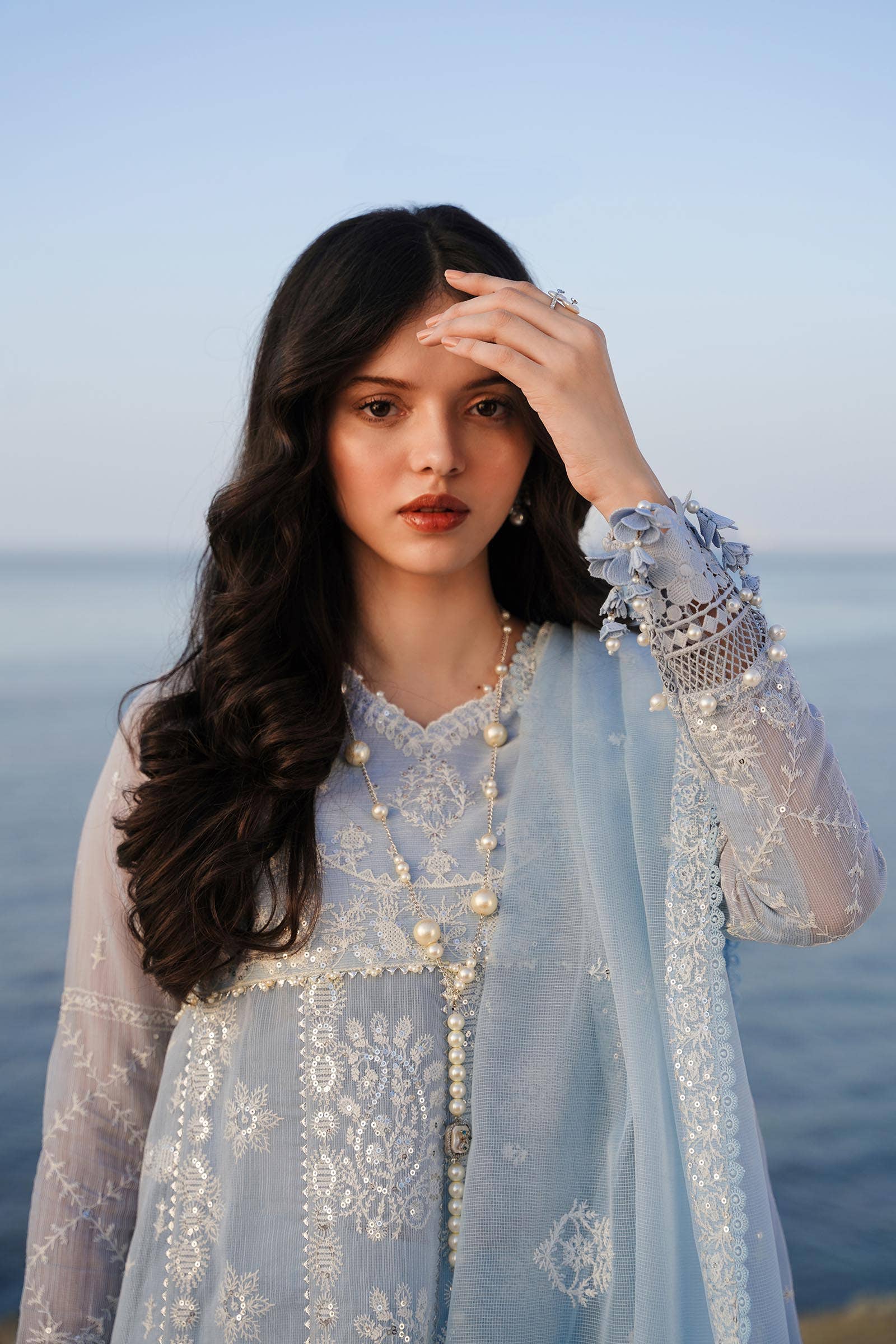 Sana Safinaz | Muzlin Spring 24 | M241-014B-CX by Sana Safinaz - Designer Dress - Type: Ladies Clothes - Available at Libayah - 100% Original