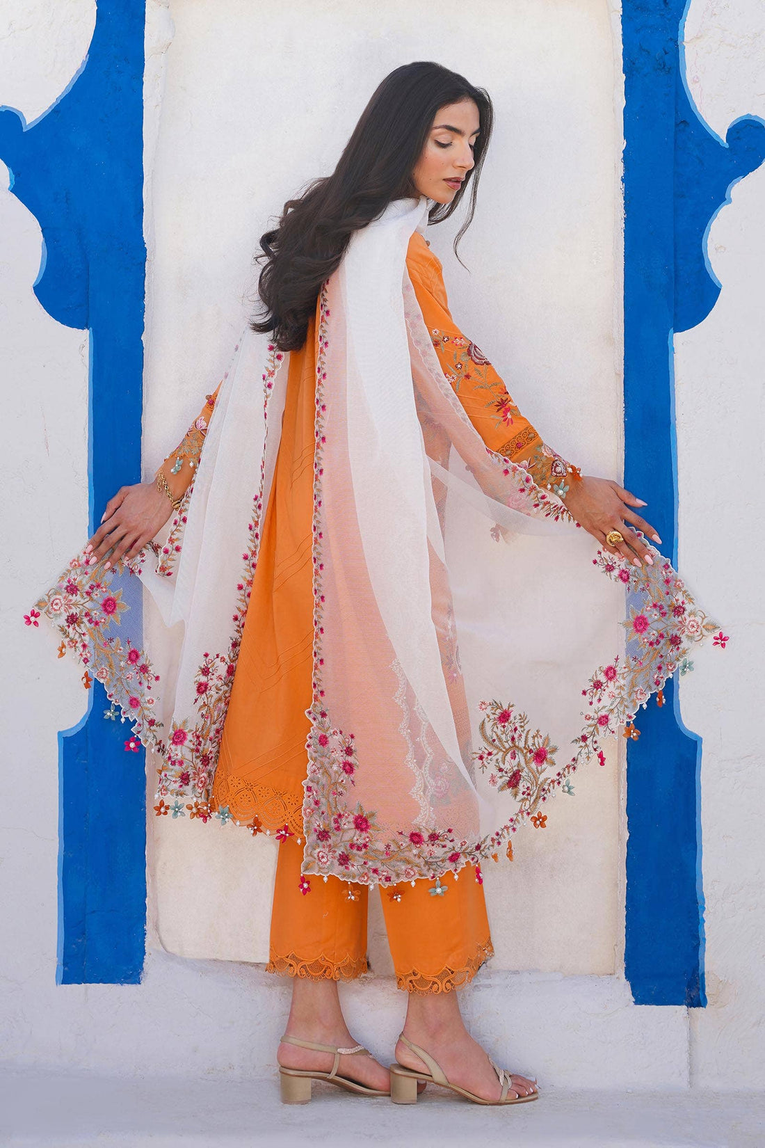 Sana Safinaz | Muzlin Spring 24 | M241-002B-CX by Sana Safinaz - Designer Dress - Type: Ladies Clothes - Available at Libayah - 100% Original