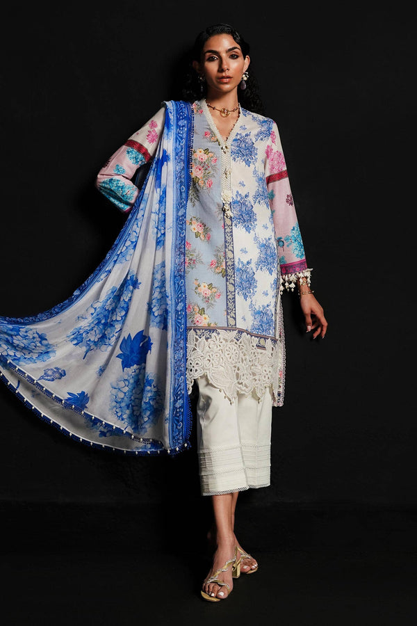 Sana Safinaz | Muzlin Spring 24 | M241-003A-CI by Sana Safinaz - Designer Dress - Type: Ladies Clothes - Available at Libayah - 100% Original