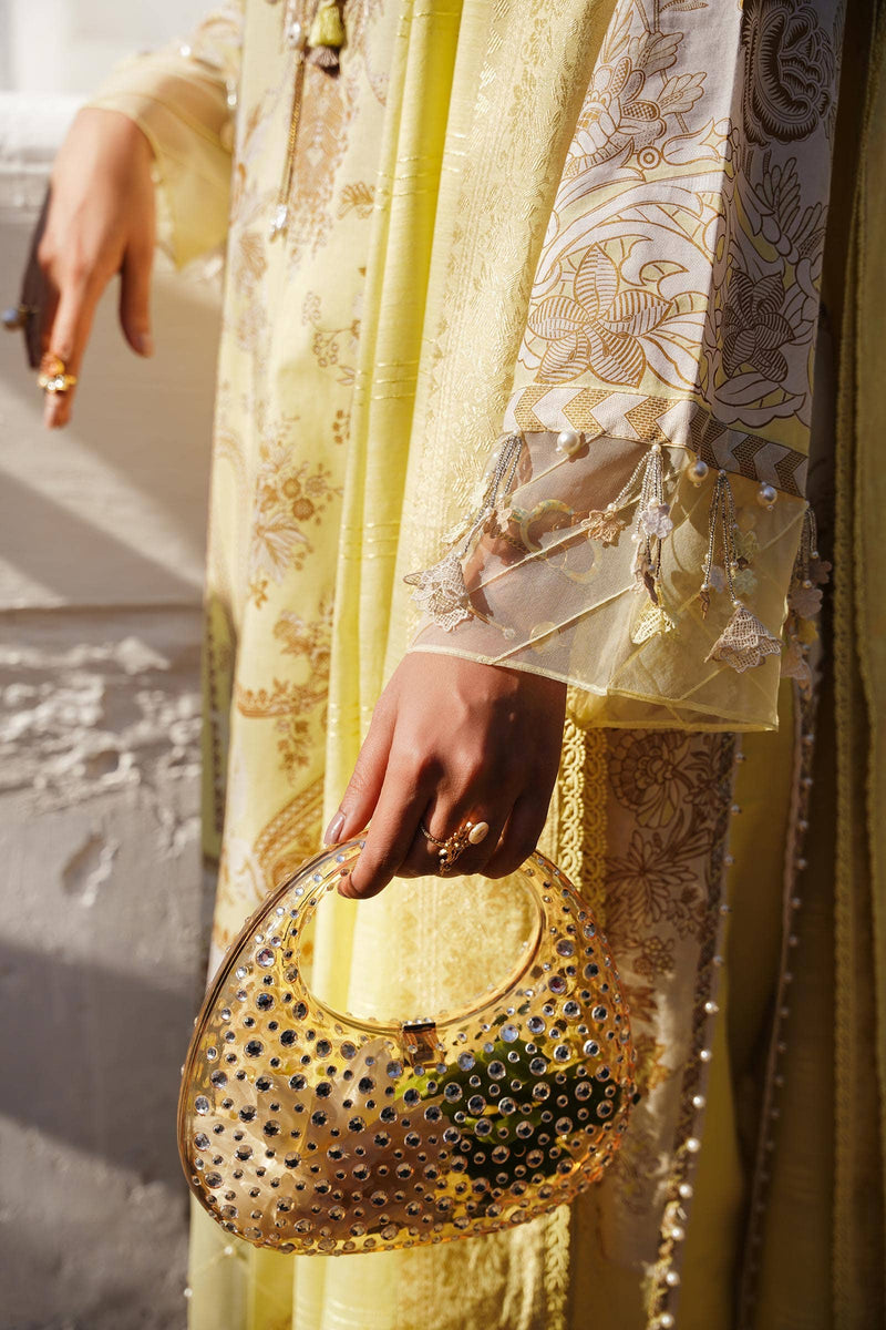 Sana Safinaz | Muzlin Spring 24 | M241-018A-CM by Sana Safinaz - Designer Dress - Type: Ladies Clothes - Available at Libayah - 100% Original
