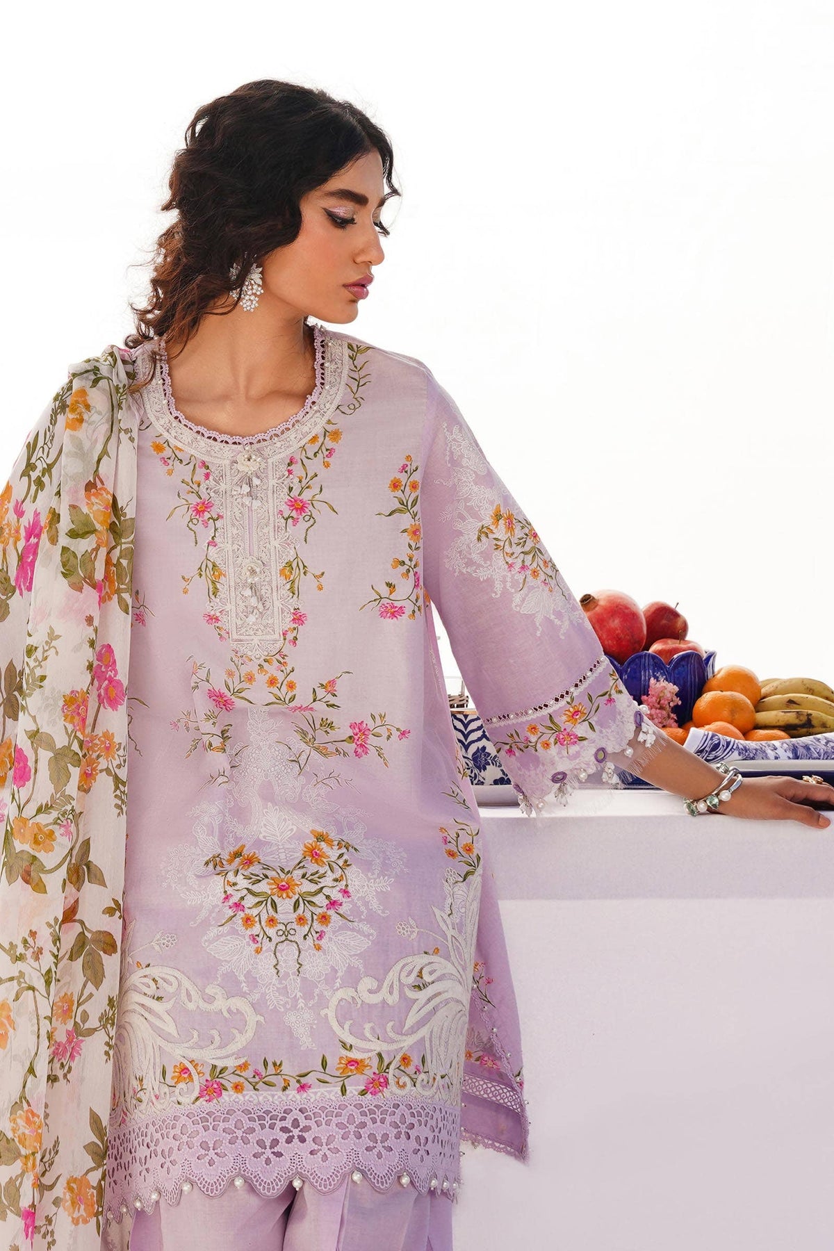 Sana Safinaz | Muzlin Spring 24 | M241-019A-CI by Sana Safinaz - Designer Dress - Type: Ladies Clothes - Available at Libayah - 100% Original