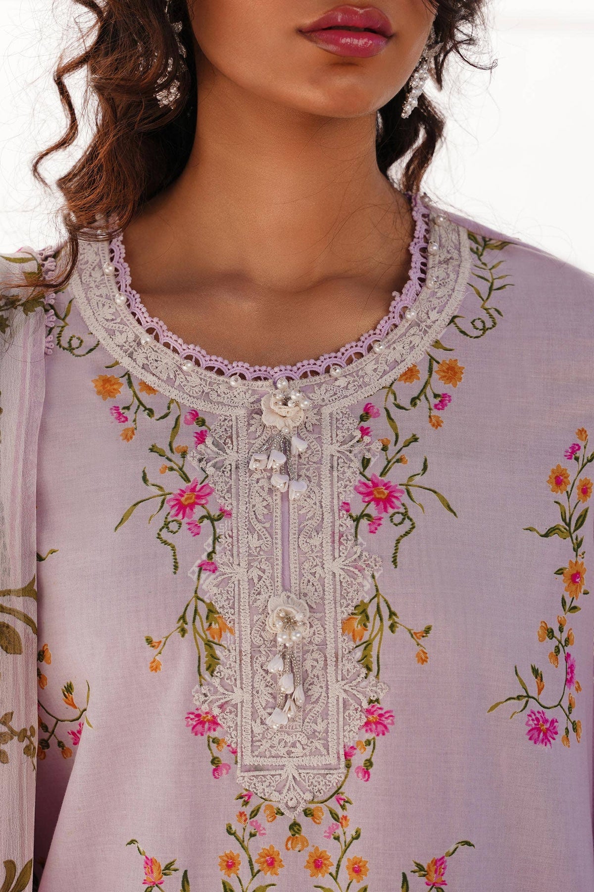 Sana Safinaz | Muzlin Spring 24 | M241-019A-CI by Sana Safinaz - Designer Dress - Type: Ladies Clothes - Available at Libayah - 100% Original