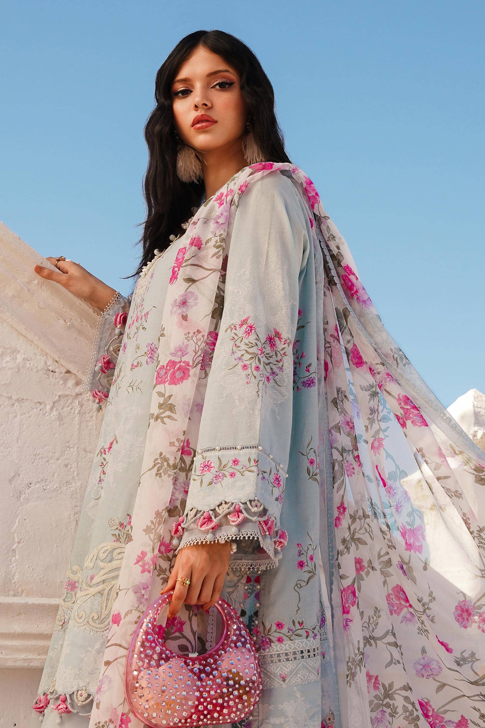Sana Safinaz | Muzlin Spring 24 | M241-019B-CI by Sana Safinaz - Designer Dress - Type: Ladies Clothes - Available at Libayah - 100% Original