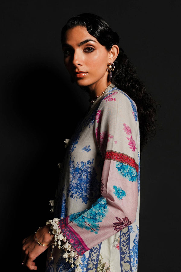 Sana Safinaz | Muzlin Spring 24 | M241-003A-CI by Sana Safinaz - Designer Dress - Type: Ladies Clothes - Available at Libayah - 100% Original