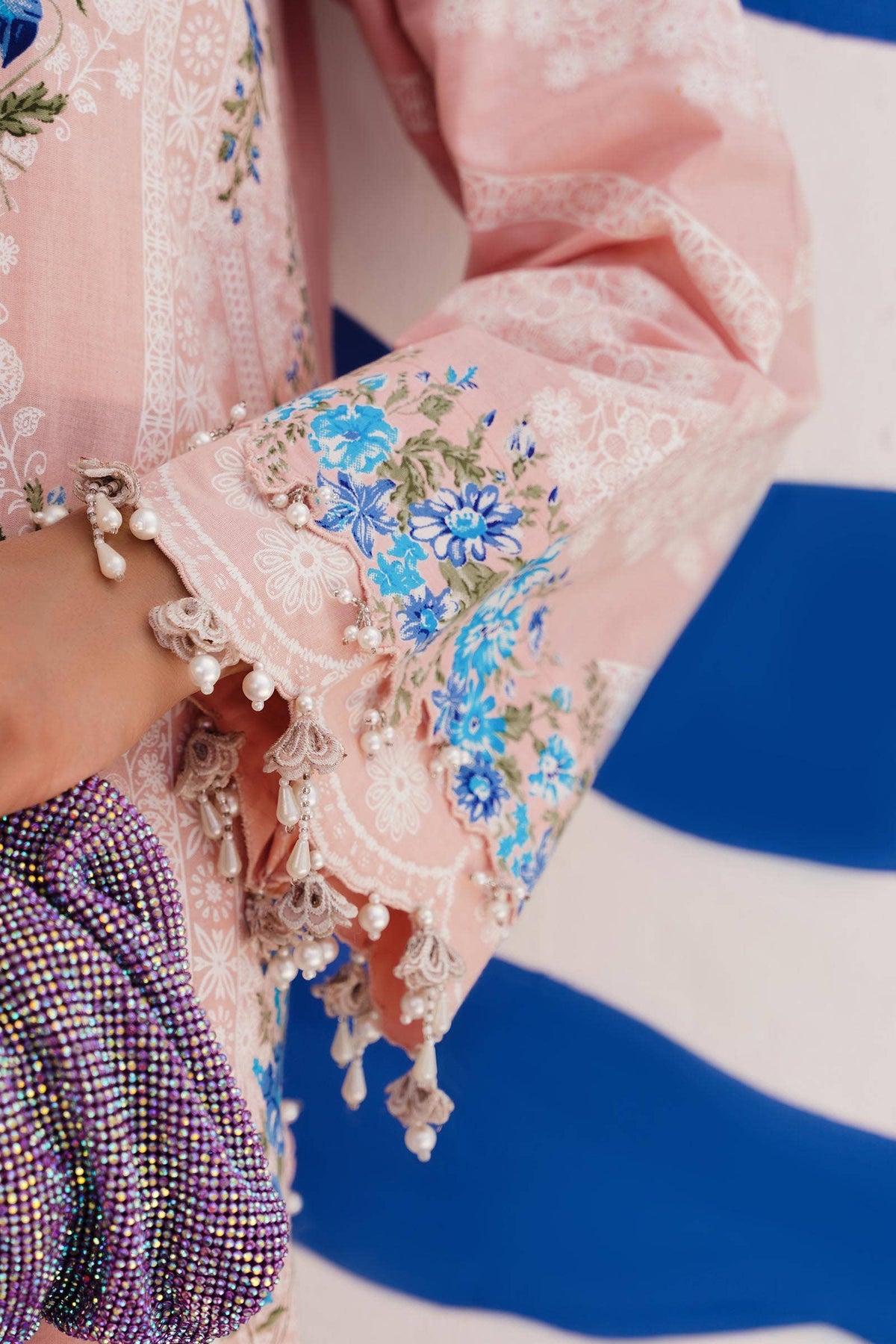 Sana Safinaz | Muzlin Spring 24 | M241-020B-CW by Sana Safinaz - Designer Dress - Type: Ladies Clothes - Available at Libayah - 100% Original