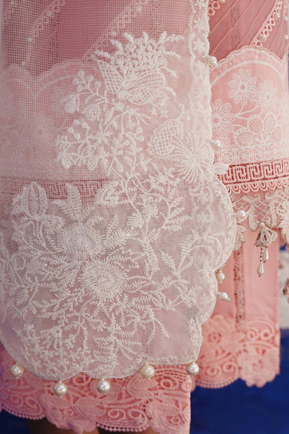 Sana Safinaz | Muzlin Spring 24 | M241-020B-CW by Sana Safinaz - Designer Dress - Type: Ladies Clothes - Available at Libayah - 100% Original