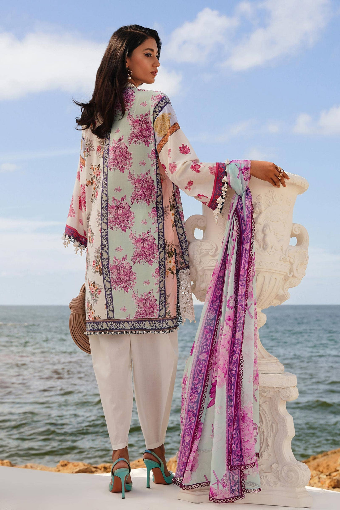 Sana Safinaz | Muzlin Spring 24 | M241-003B-CI by Sana Safinaz - Designer Dress - Type: Ladies Clothes - Available at Libayah - 100% Original
