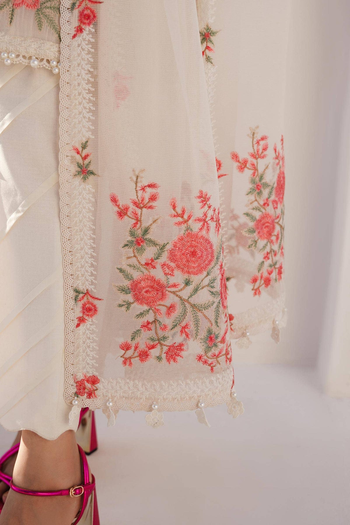 Sana Safinaz | Muzlin Spring 24 | M241-001A-CX by Sana Safinaz - Designer Dress - Type: Ladies Clothes - Available at Libayah - 100% Original