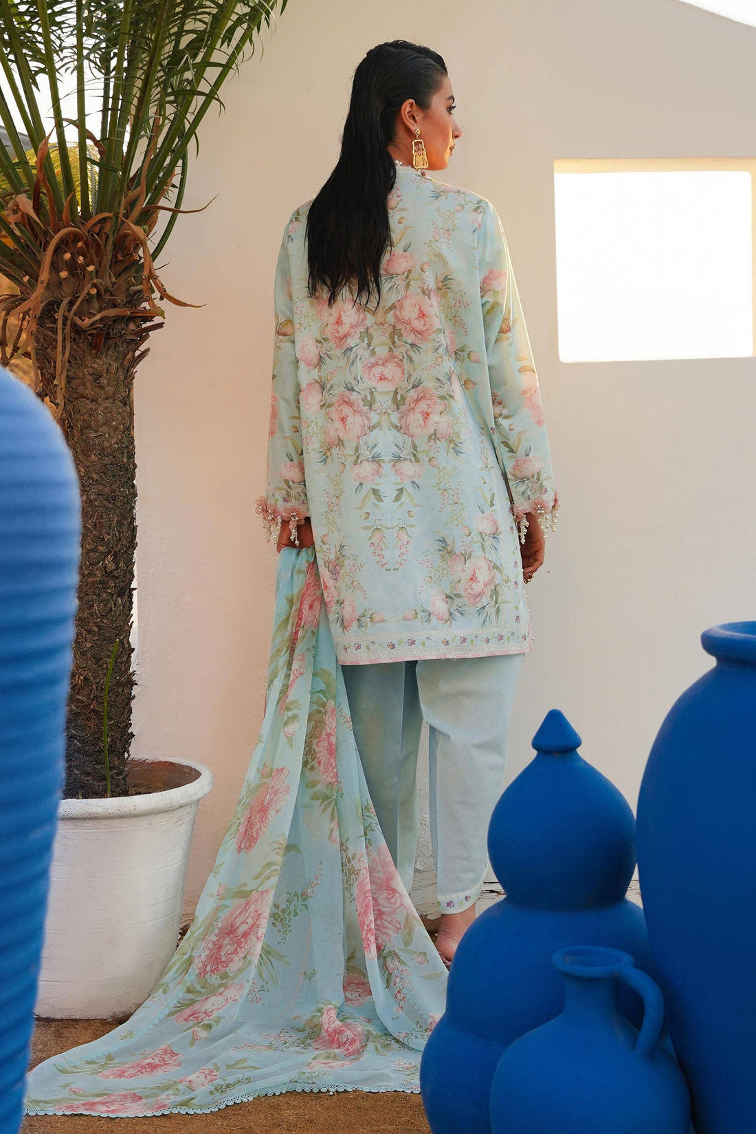 Sana Safinaz | Muzlin Spring 24 | M241-004A-CI by Sana Safinaz - Designer Dress - Type: Ladies Clothes - Available at Libayah - 100% Original
