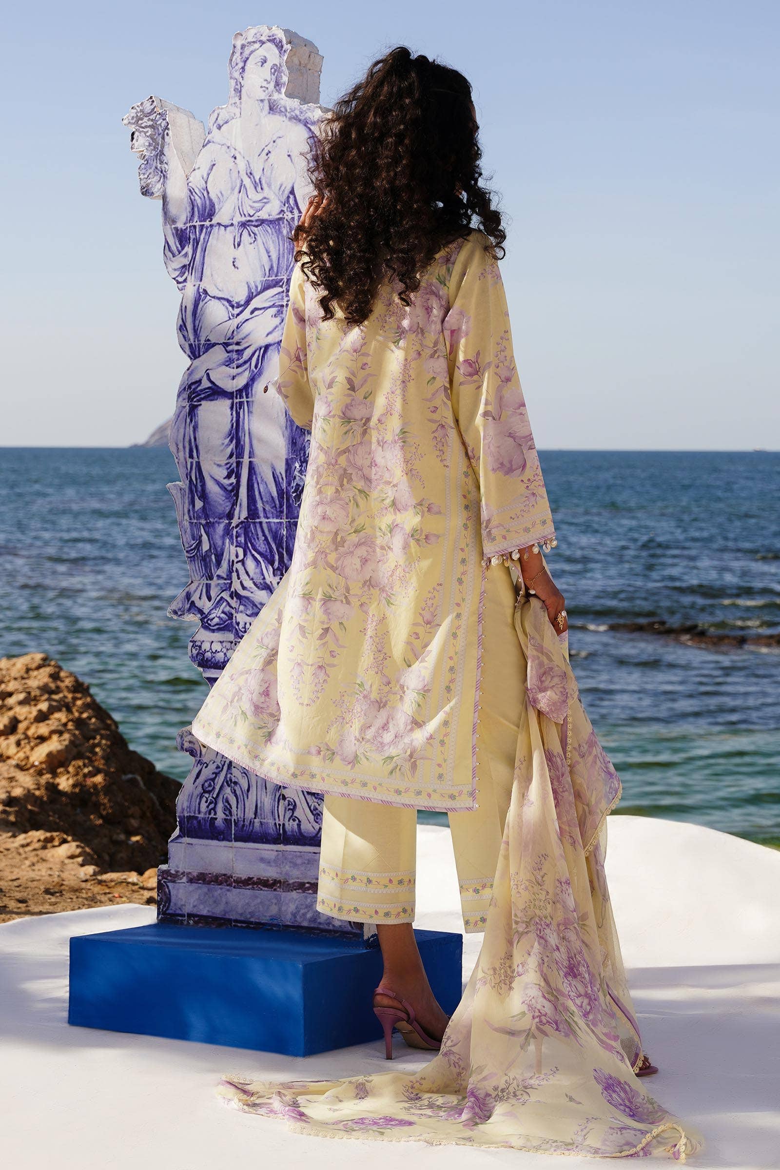 Sana Safinaz | Muzlin Spring 24 | M241-004B-CI by Sana Safinaz - Designer Dress - Type: Ladies Clothes - Available at Libayah - 100% Original