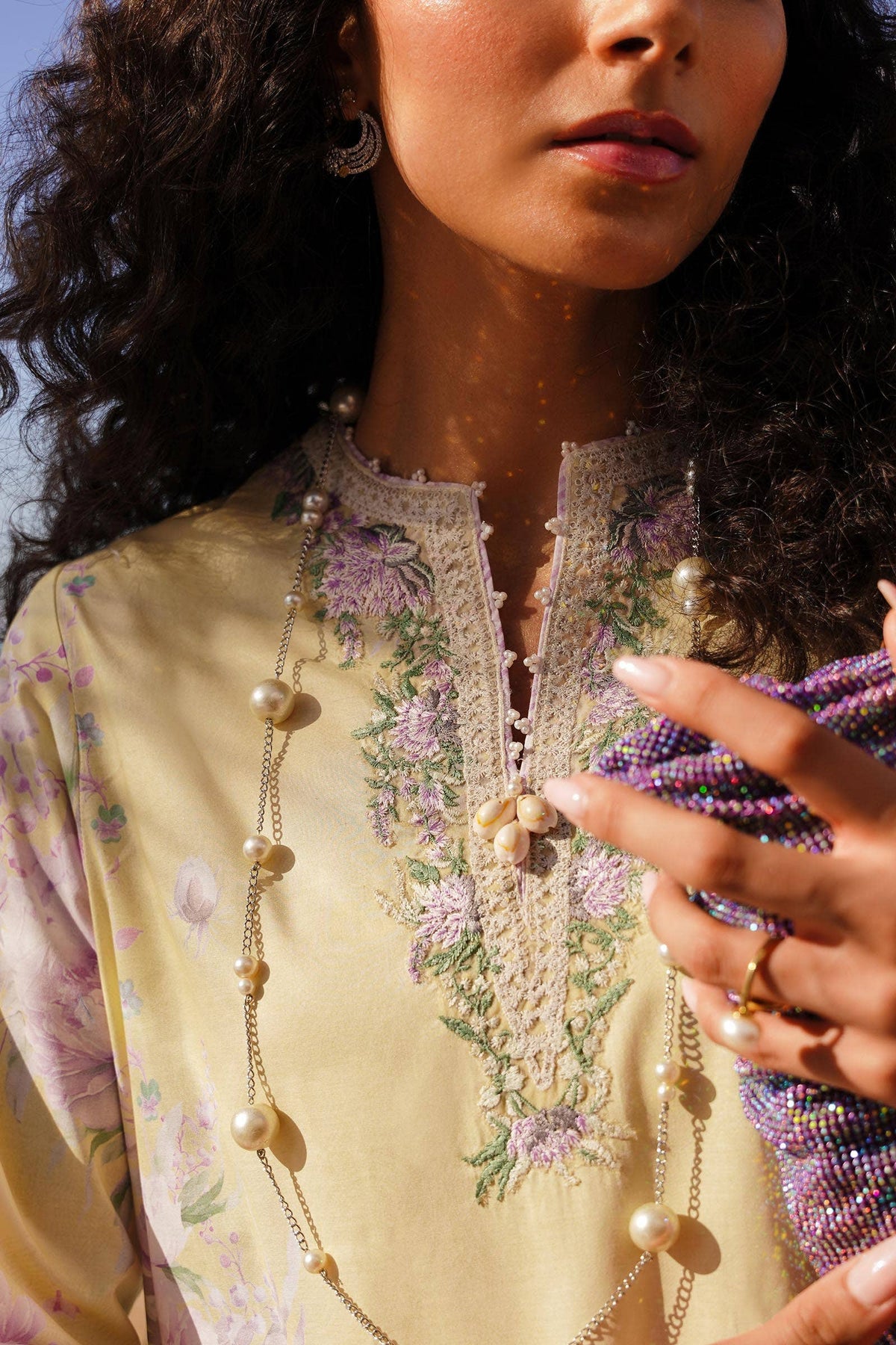 Sana Safinaz | Muzlin Spring 24 | M241-004B-CI by Sana Safinaz - Designer Dress - Type: Ladies Clothes - Available at Libayah - 100% Original