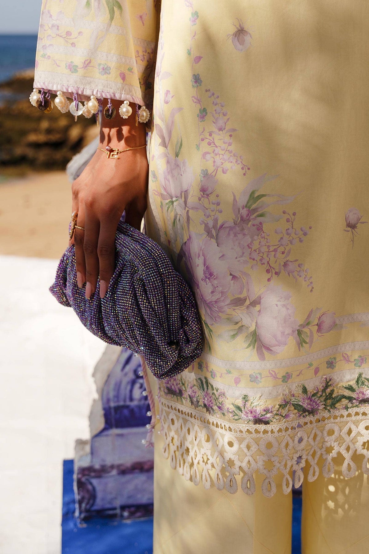 Sana Safinaz | Muzlin Spring 24 | M241-004B-CI by Sana Safinaz - Designer Dress - Type: Ladies Clothes - Available at Libayah - 100% Original