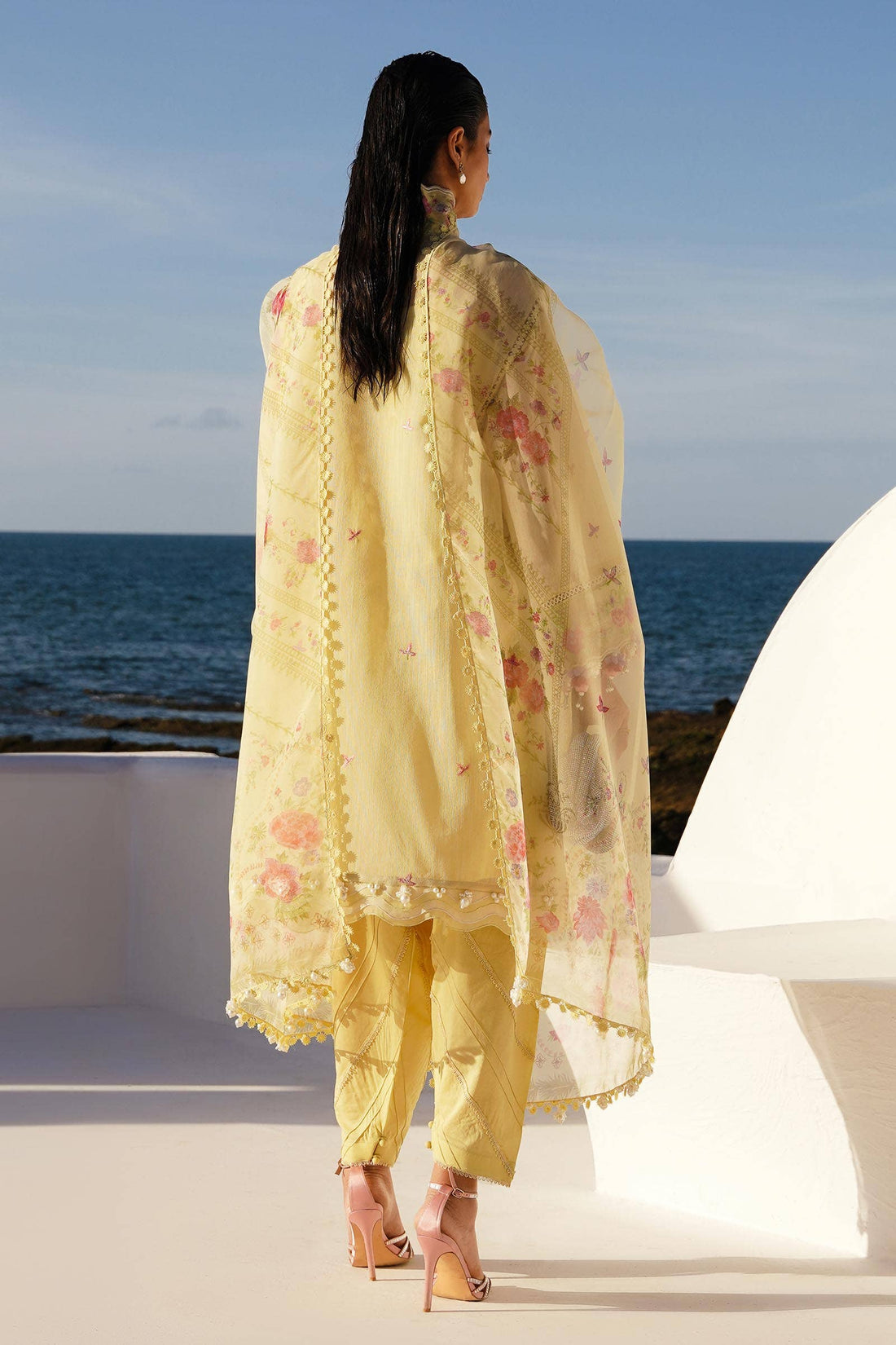 Sana Safinaz | Muzlin Spring 24 | M241-005B-CL by Sana Safinaz - Designer Dress - Type: Ladies Clothes - Available at Libayah - 100% Original