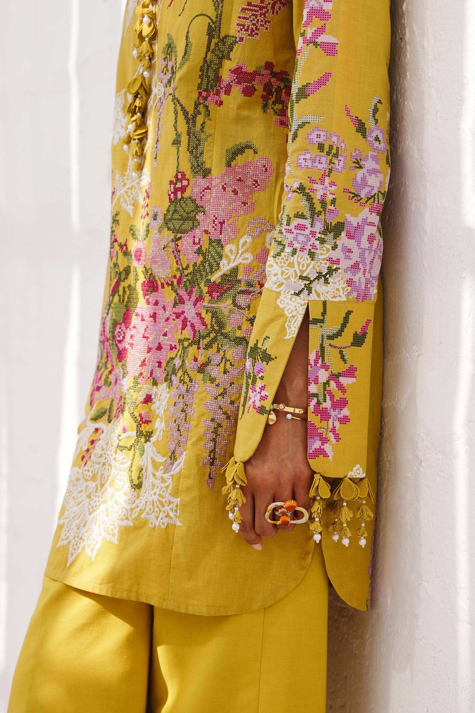 Sana Safinaz | Muzlin Spring 24 | M241-006B-CJ by Sana Safinaz - Designer Dress - Type: Ladies Clothes - Available at Libayah - 100% Original