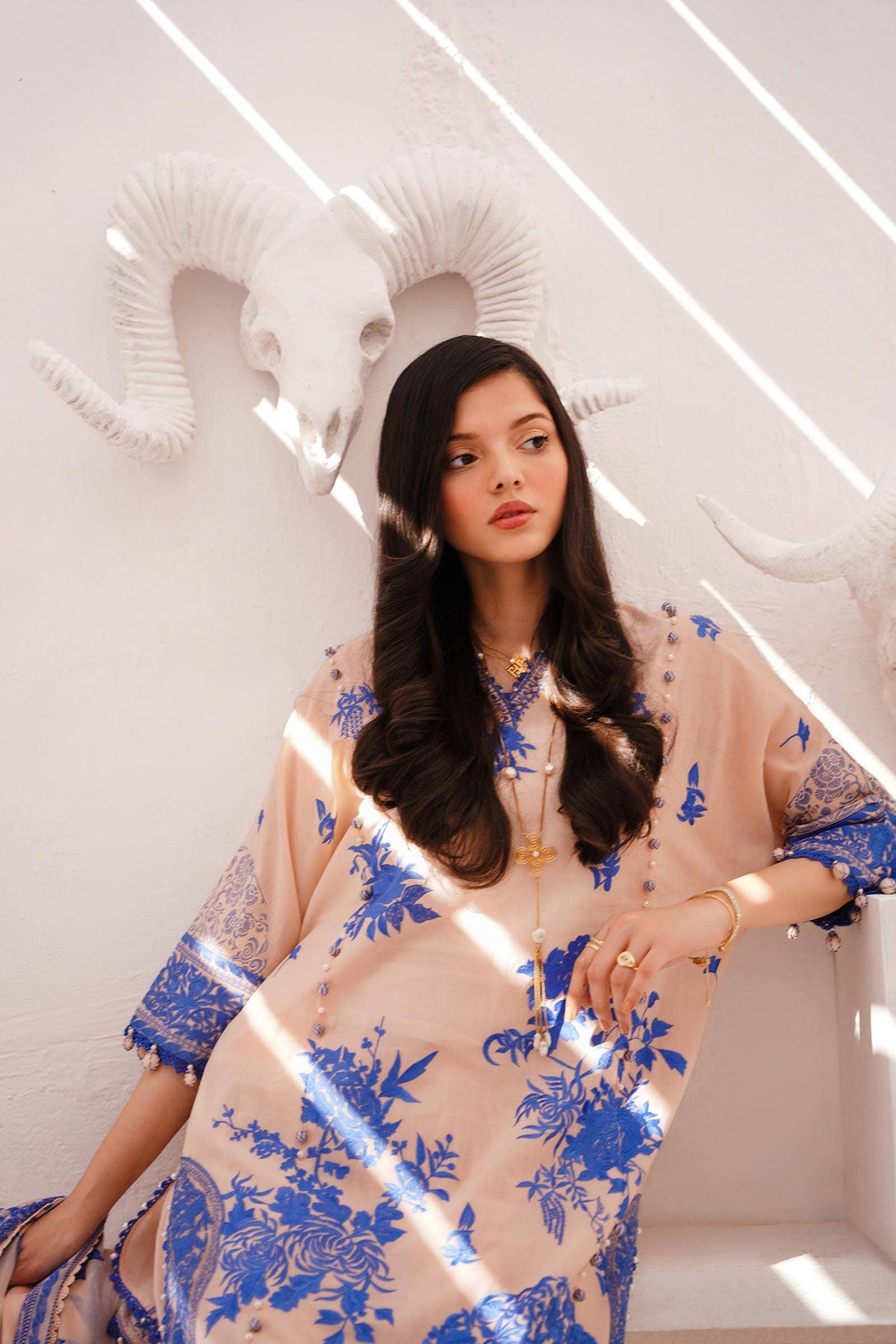 Sana Safinaz | Muzlin Spring 24 | M241-007B-CJ by Sana Safinaz - Designer Dress - Type: Ladies Clothes - Available at Libayah - 100% Original