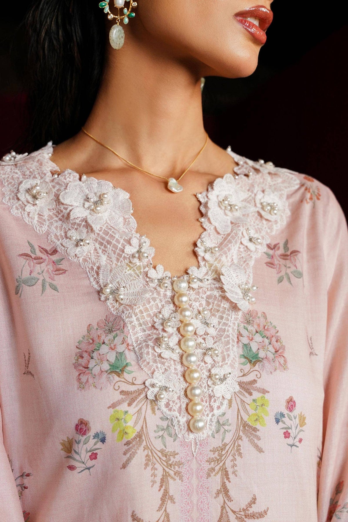 Sana Safinaz | Muzlin Spring 24 | M241-008A-CI by Sana Safinaz - Designer Dress - Type: Ladies Clothes - Available at Libayah - 100% Original