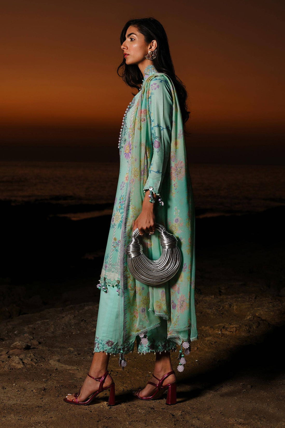 Sana Safinaz | Muzlin Spring 24 | M241-008B-CI by Sana Safinaz - Designer Dress - Type: Ladies Clothes - Available at Libayah - 100% Original