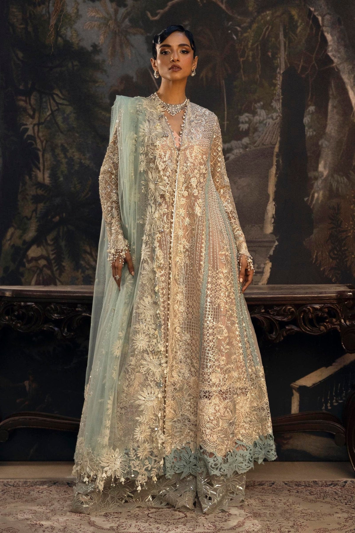 Sana Safinaz | Nura Festive | N251-001-3CT by Sana Safinaz - Designer Dress  - Type : Ladies Clothes - Available at Libayah - 100% Original 