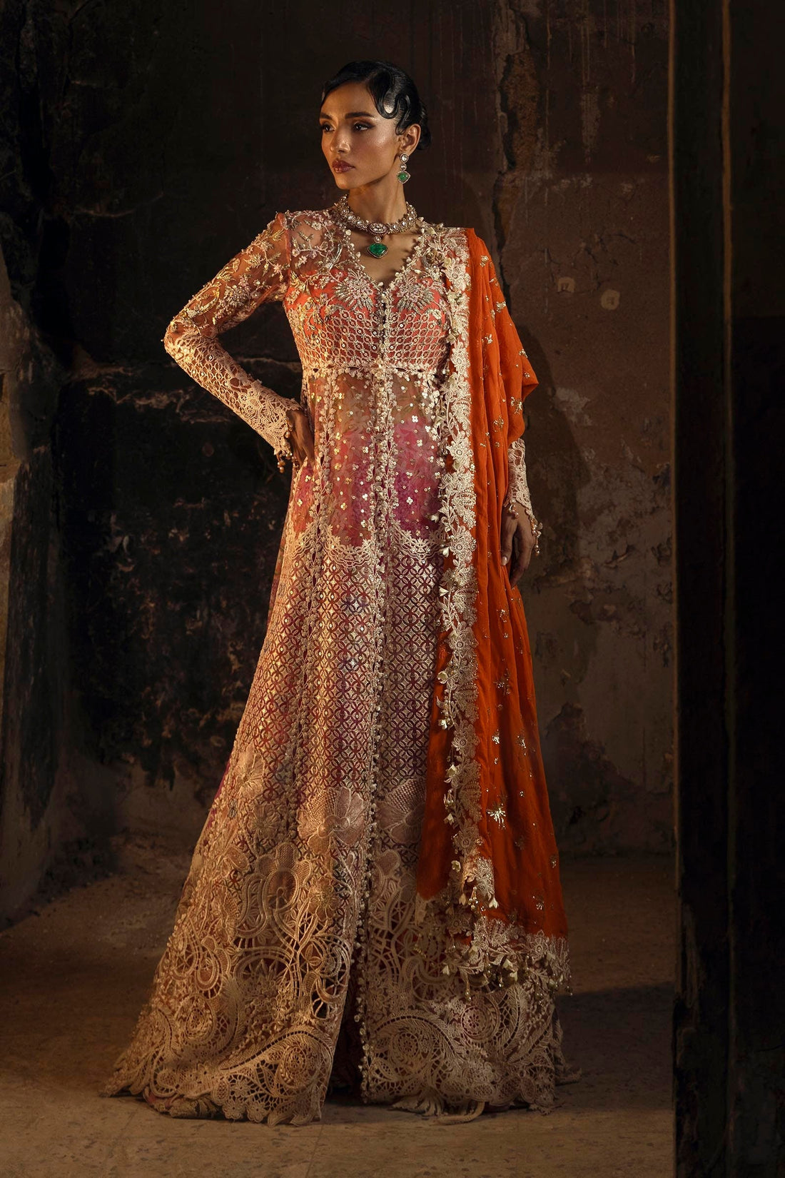 Sana Safinaz | Nura Festive 25 | N251-002-3CX by Sana Safinaz - Designer Dress  - Type : Ladies Clothes - Available at Libayah - 100% Original 