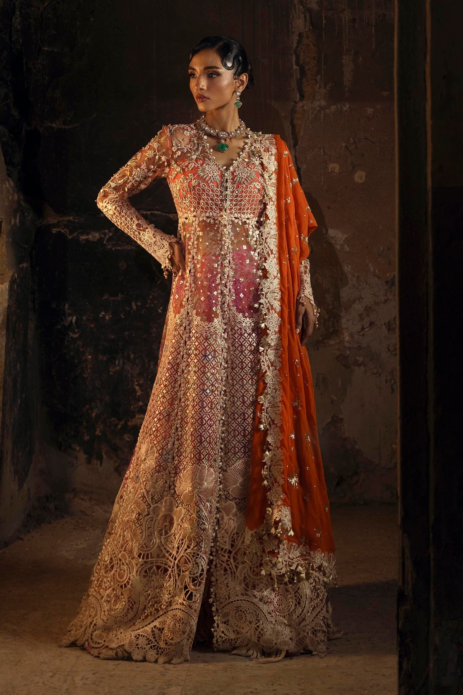 Sana Safinaz | Nura Festive 25 | N251-002-3CX by Sana Safinaz - Designer Dress  - Type : Ladies Clothes - Available at Libayah - 100% Original 