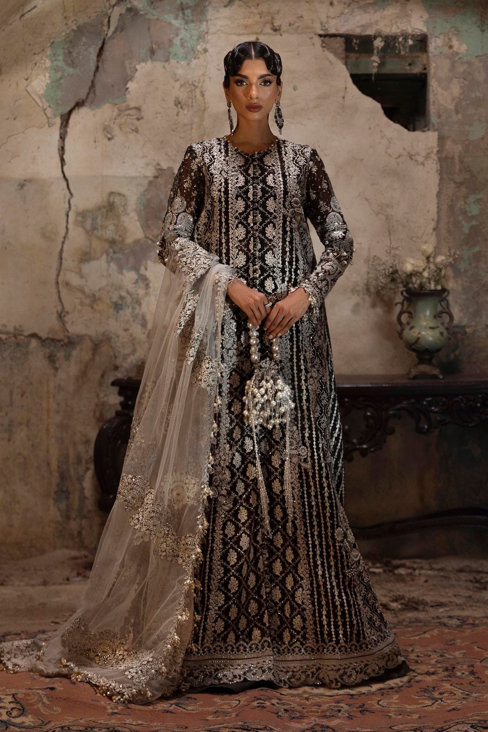 Sana Safinaz | Nura Festive 25 |   N251-003-3CX by Sana Safinaz - Designer Dress  - Type : Ladies Clothes - Available at Libayah - 100% Original 