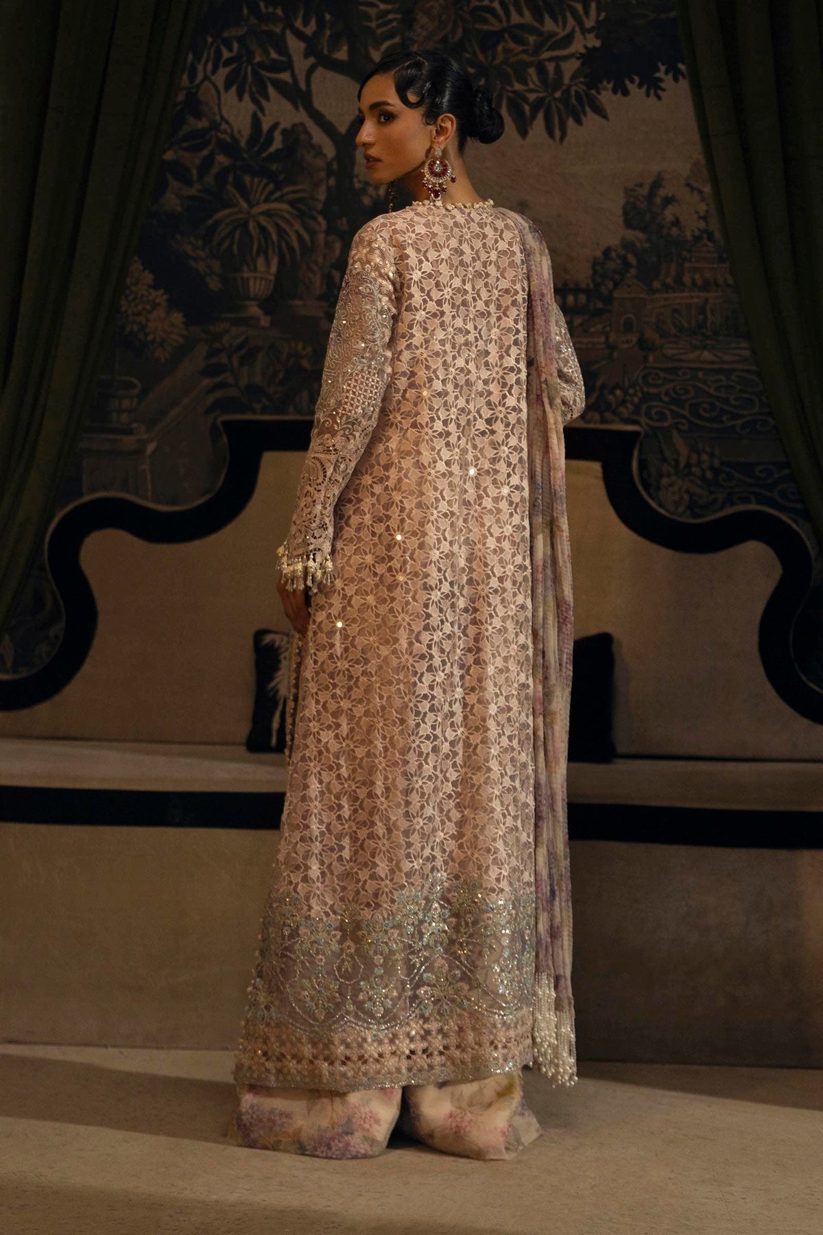 Sana Safinaz | Nura Festive 25 |  N251-004-3DJ by Sana Safinaz - Designer Dress  - Type : Ladies Clothes - Available at Libayah - 100% Original 