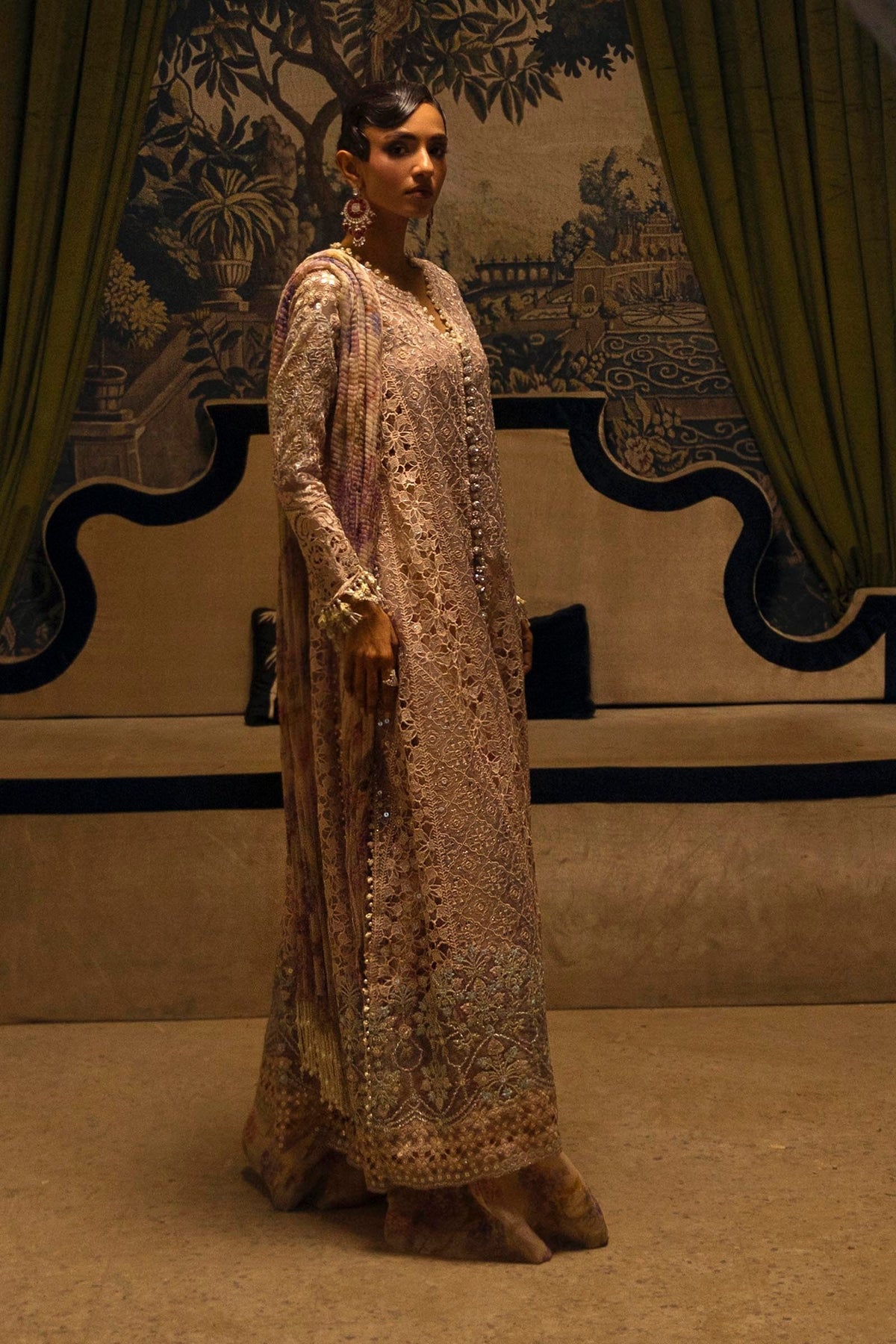 Sana Safinaz | Nura Festive 25 |  N251-004-3DJ by Sana Safinaz - Designer Dress  - Type : Ladies Clothes - Available at Libayah - 100% Original 