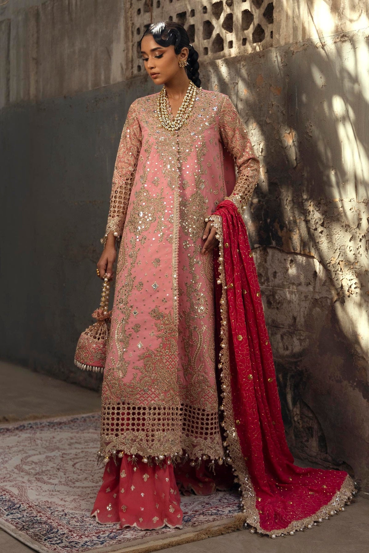 Sana Safinaz | Nura Festive 25 | N251-006-3CL by Sana Safinaz - Designer Dress  - Type : Ladies Clothes - Available at Libayah - 100% Original 
