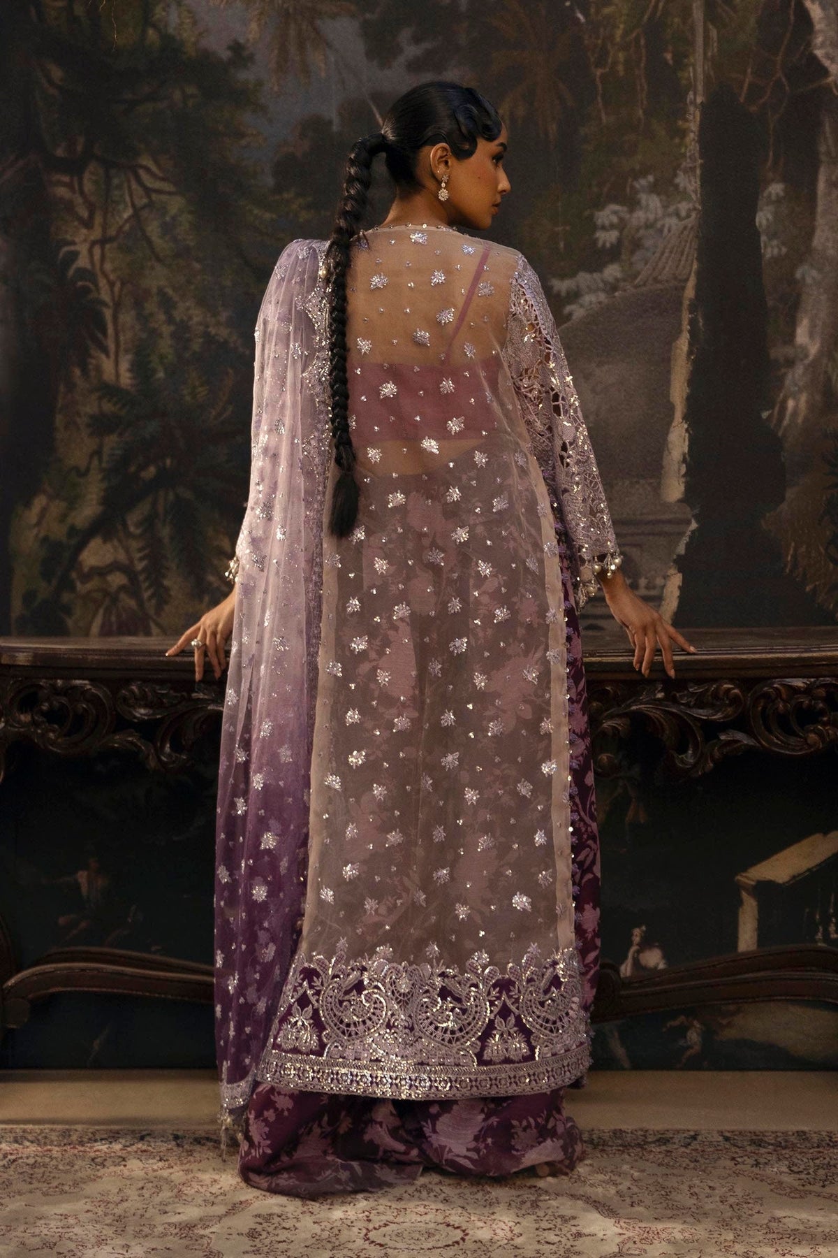 Sana Safinaz | Nura Festive 25 | N251-007-3DJ by Sana Safinaz - Designer Dress  - Type : Ladies Clothes - Available at Libayah - 100% Original 