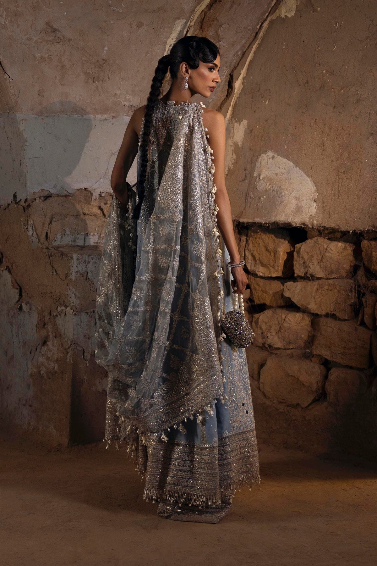 Sana Safinaz | Nura Festive 25 | N251-008-3CT by Sana Safinaz - Designer Dress  - Type : Ladies Clothes - Available at Libayah - 100% Original 