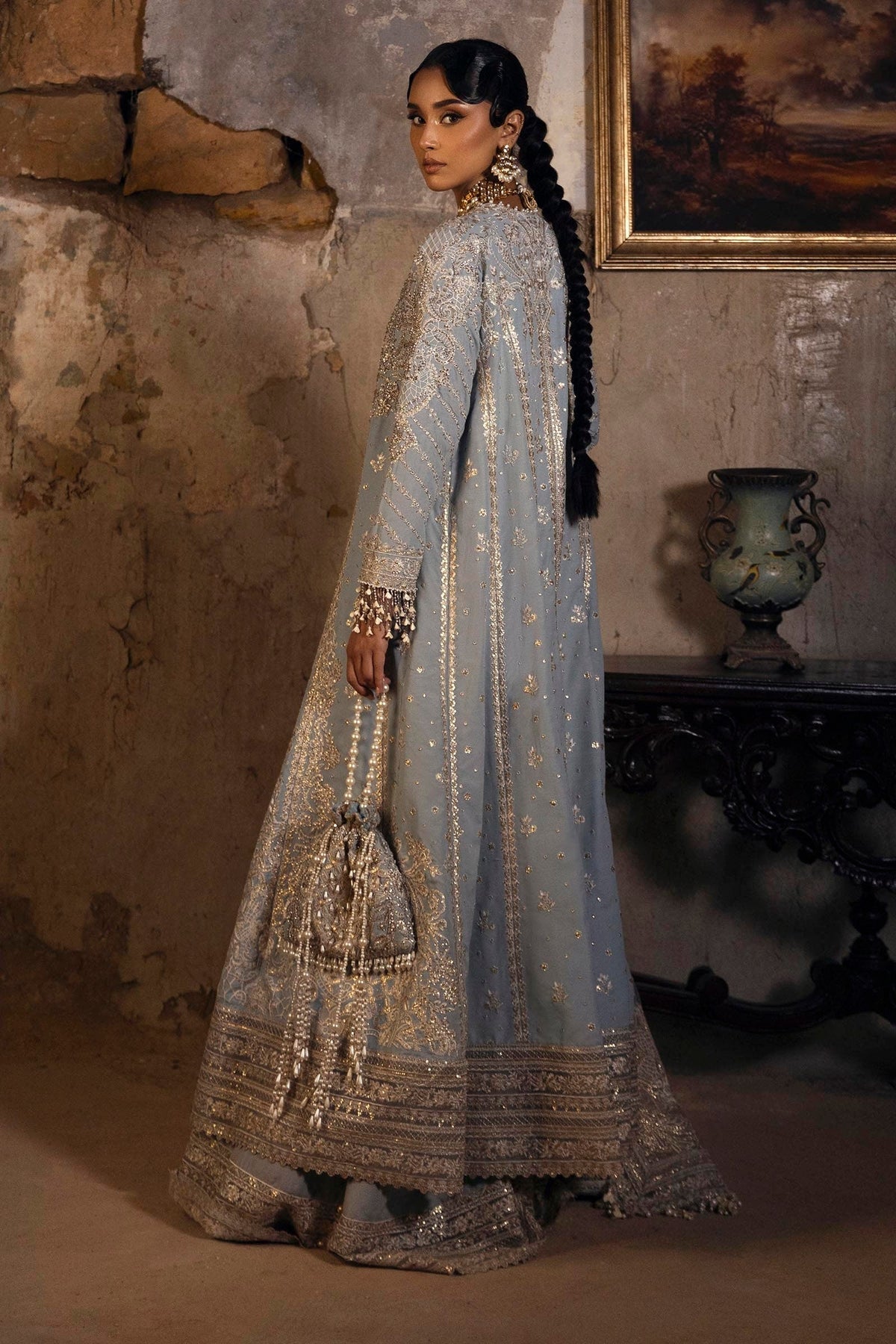 Sana Safinaz | Nura Festive 25 | N251-008-3CT by Sana Safinaz - Designer Dress  - Type : Ladies Clothes - Available at Libayah - 100% Original 