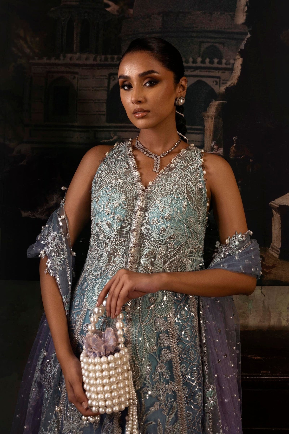 Sana Safinaz | Nura Festive 25 | N252-002-3CX by Sana Safinaz - Designer Dress - Type: Ladies Clothes - Available at Libayah - 100% Original