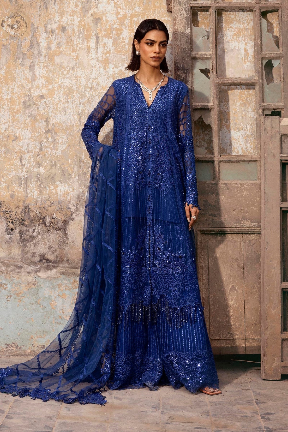 Sana Safinaz | Nura Festive | N252-003-3CX by Sana Safinaz - Designer Dress  - Type : Ladies Clothes - Available at Libayah - 100% Original 