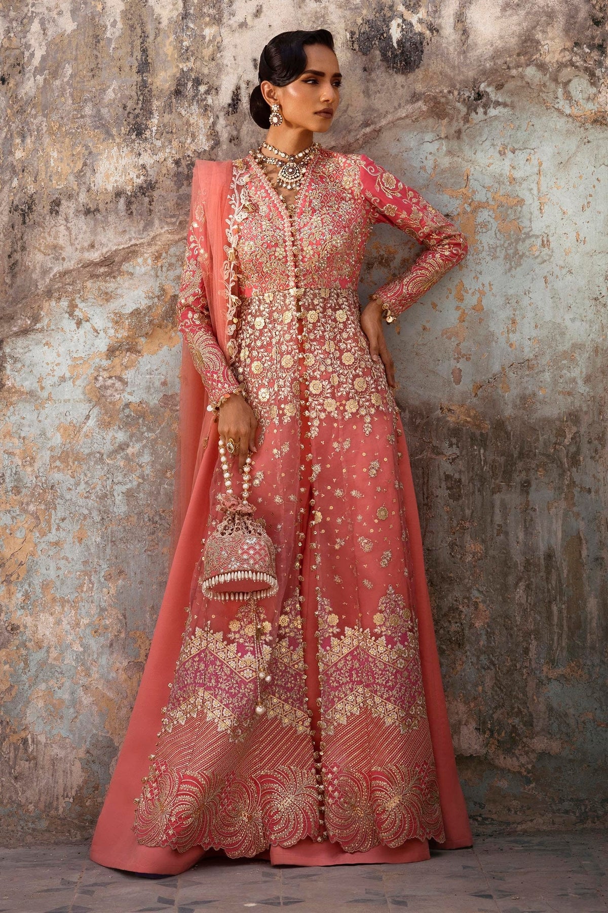 Sana Safinaz | Nura Festive 25 | N252-005-3CX by Sana Safinaz - Designer Dress - Type: Ladies Clothes - Available at Libayah - 100% Original