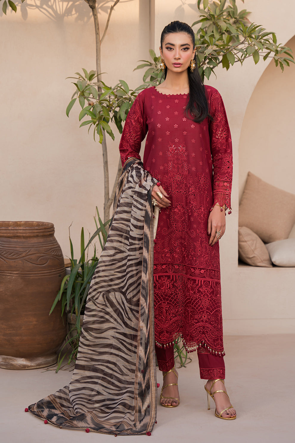 Neeshay | Symphony Luxury Lawn 24 | Cadence by Neeshay - Designer Dress - Type: Ladies Clothes - Available at Libayah - 100% Original