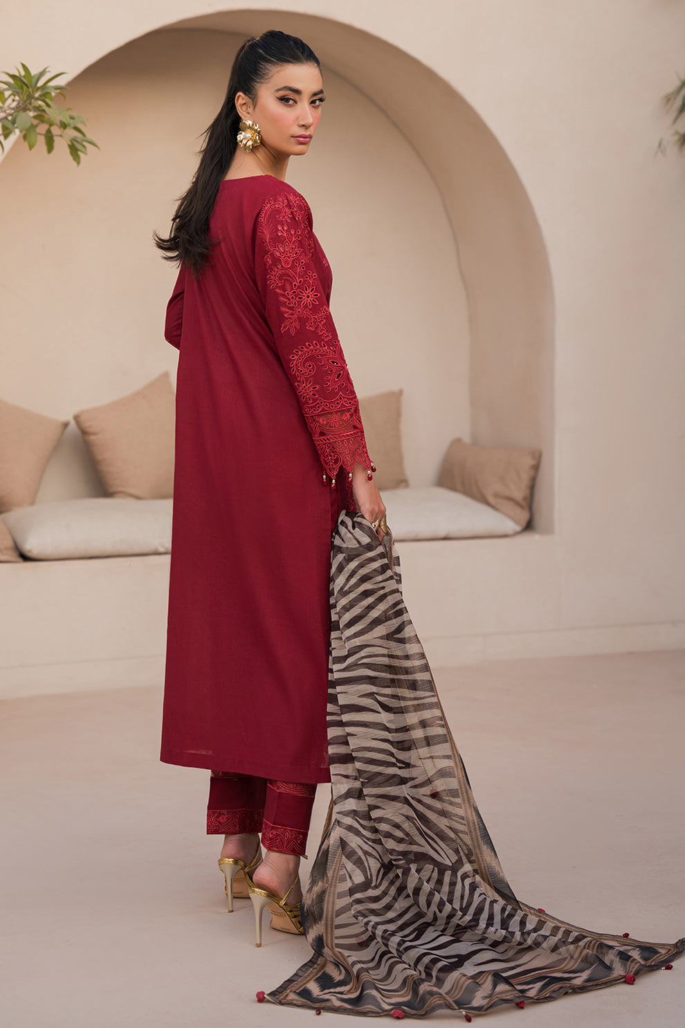 Neeshay | Symphony Luxury Lawn 24 | Cadence by Neeshay - Designer Dress - Type: Ladies Clothes - Available at Libayah - 100% Original