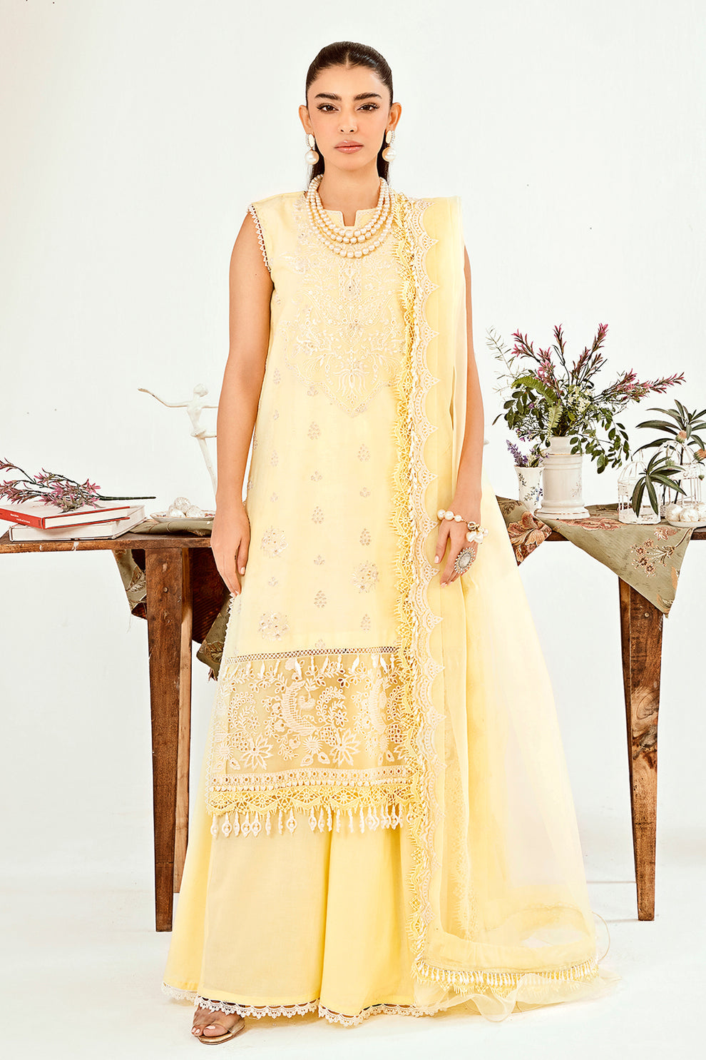 Neeshay | Zoella Lawn Collection | Ophelia by Neeshay - Designer Dress - Type: Ladies Clothes - Available at Libayah - 100% Original