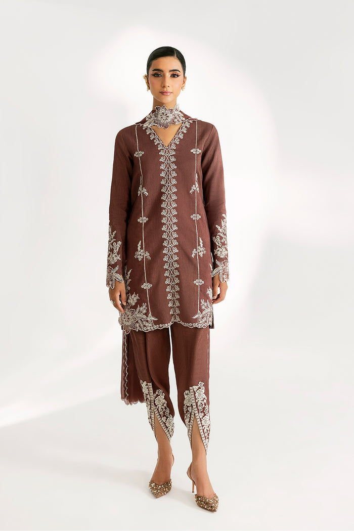 AMBERE – authentic Pakistani dress from the Saira Rizwan Silk Pret 25 collection for women in the UK.