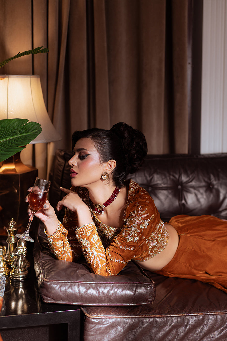 Saira Rizwan | Velvet Pret 25 | AMBERIN-SRVP25-11 by Saira Rizwan - Designer Dress - Type : Ladies Clothes - Available at Libayah - 100% Original 