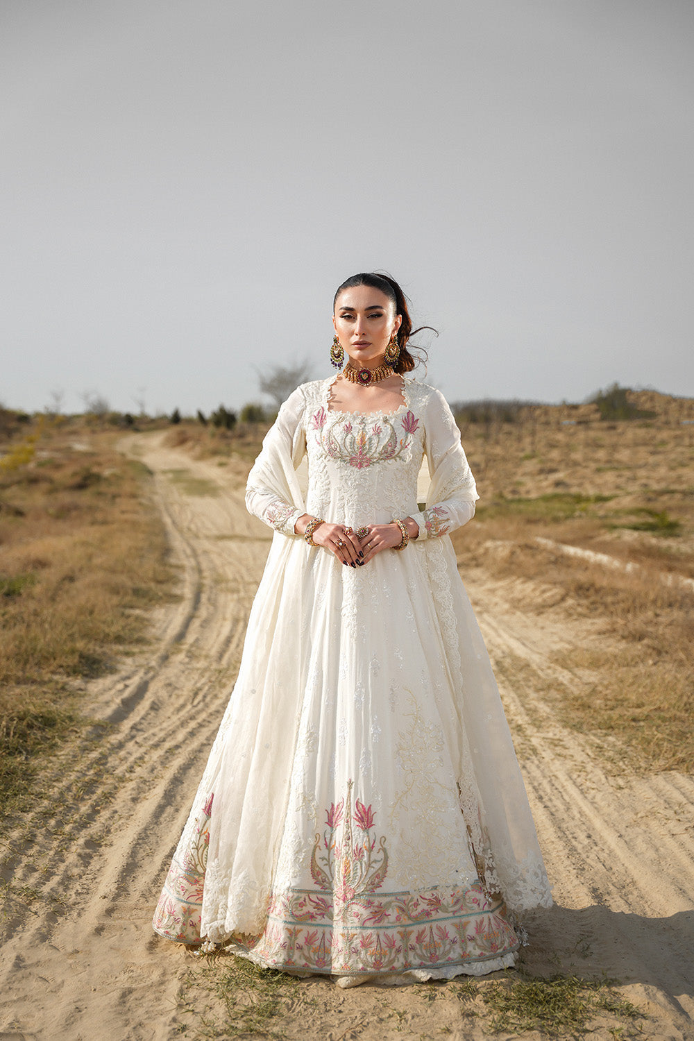 Nilofer Shahid | Verve Summer 24 | Kaira   Verve SS 24 by Nilofer Shahid - Designer Dress - Type: Ladies Clothes - Available at Libayah - 100% Original