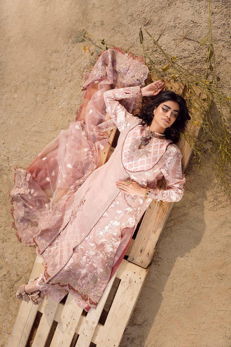 Nilofer Shahid | Verve Summer 24 | Sasha (3pc)   Verve SS 24 by Nilofer Shahid - Designer Dress - Type: Ladies Clothes - Available at Libayah - 100% Original