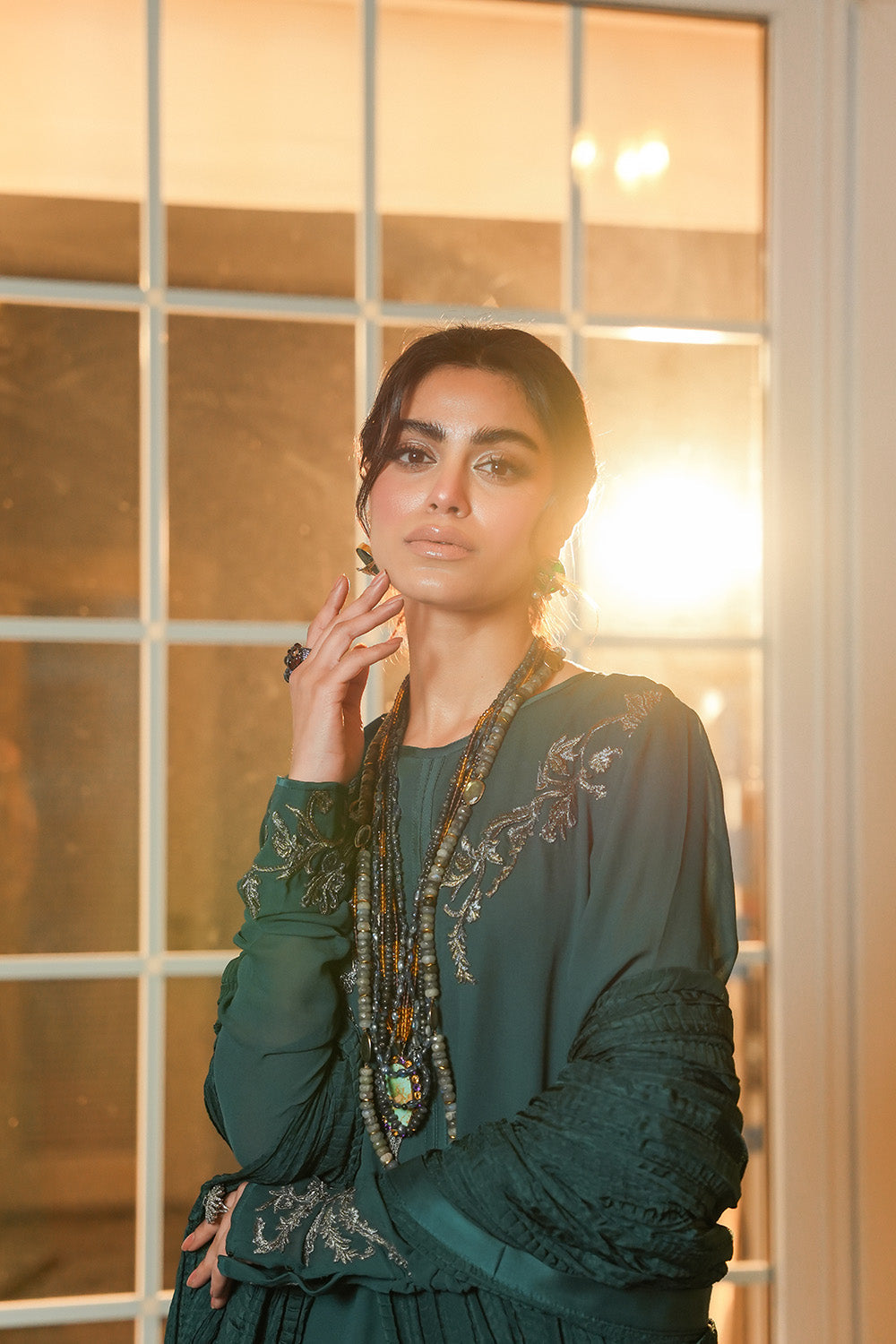 Nilofer Shahid | Verve Summer 24 | Sassy Spirit (3pc)   Verve SS 24 by Nilofer Shahid - Designer Dress - Type: Ladies Clothes - Available at Libayah - 100% Original