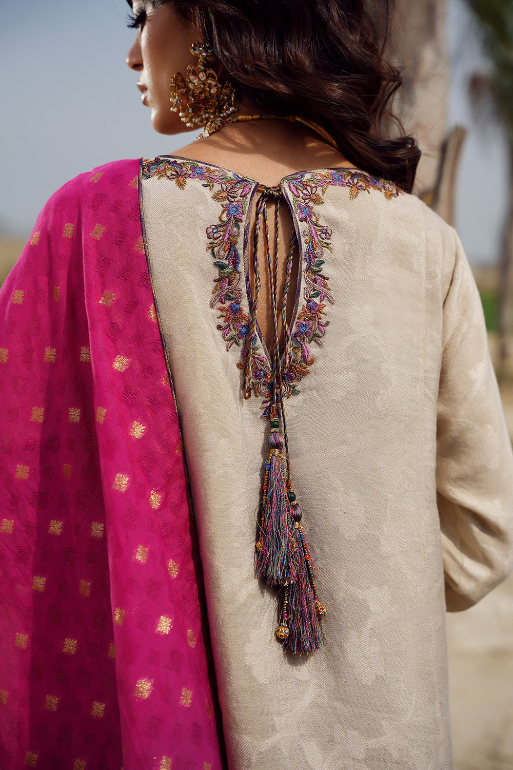 Nilofer Shahid | Verve Summer 24 | Verena (3pc)   Verve SS 24 by Nilofer Shahid - Designer Dress - Type: Ladies Clothes - Available at Libayah - 100% Original